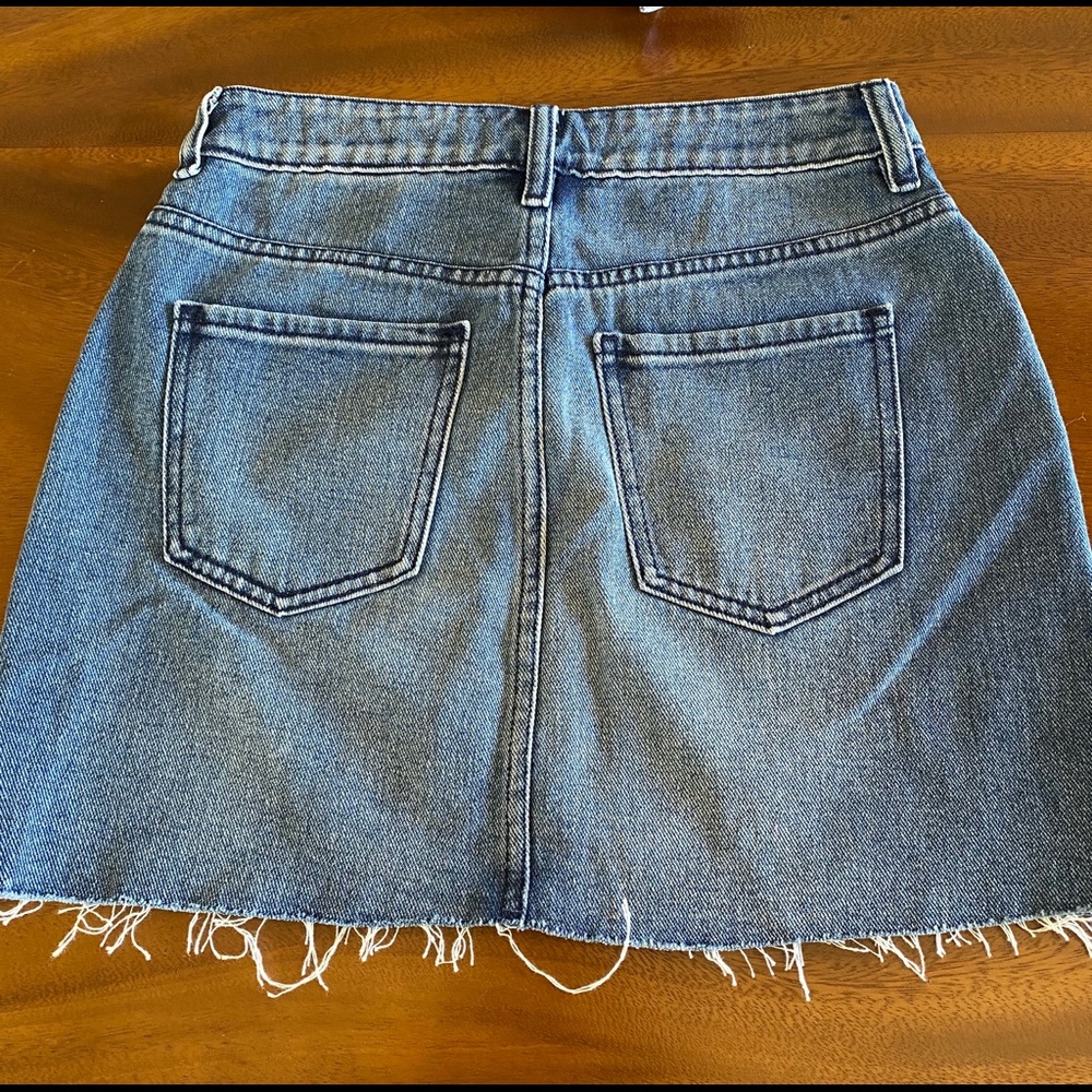 PacSun 24 denim jean skirt